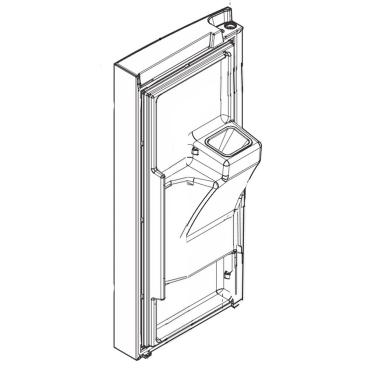 Frigidaire FFHB2750TD1 Left Door Assembly - Stainless - Genuine OEM
