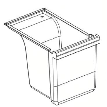 Frigidaire FFHT1835VB0 Crisper Drawer Assembly - Genuine OEM