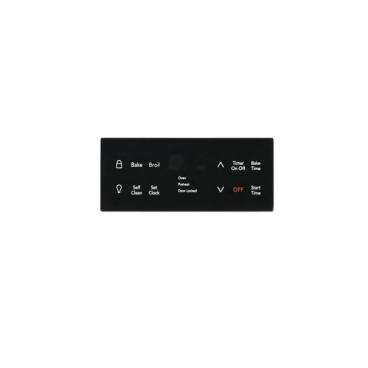 Frigidaire GCRE302LAFF Touchpad Overlay - Black - Genuine OEM