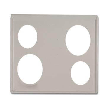 WWEF3002KWF Main Metal Cooktop (White) - Genuine OEM