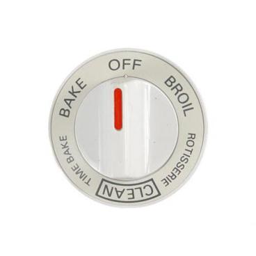 GE Part# WB3X5734 Oven Knob, White (OEM)