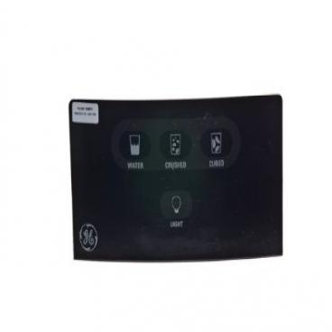 GE BSS25JSRFSS Dispenser Keypad/Touchpad (4 Button) - Black - Genuine OEM