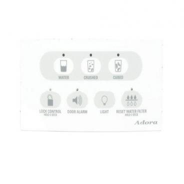 GE DSS25KGRBWW Dispenser Button Interface Control Board - White - Genuine OEM