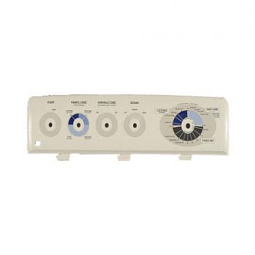 GE DWSR483EG6CC Control Panel/Backsplash - White - Genuine OEM