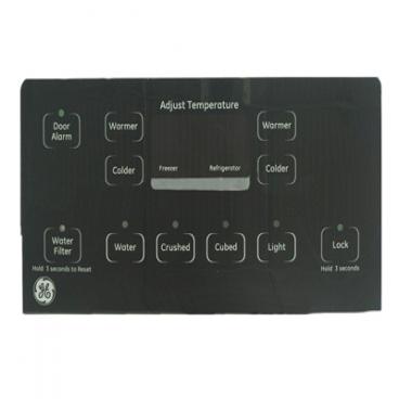 GE ESS25QSWASS Dispenser Control Panel/Touchpad/Keypad - Black - Genuine OEM