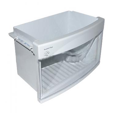 GE GSG25MISBCWW Crisper Drawer and Frame Assembly - Genuine OEM