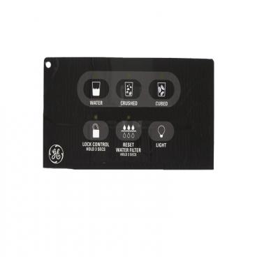 GE GSS22SGPCSS Dispenser Interface/Touchpad/Keypad - Black - Genuine OEM