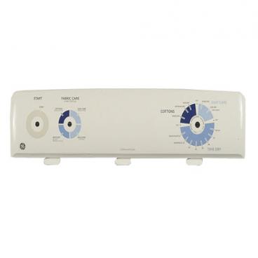 GE GTDX200EM1WW Control Panel/Backsplash w/ Graphics - White - Genuine OEM