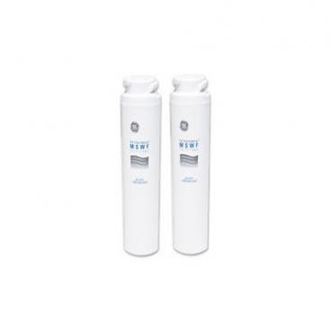 GE PSS26MSWCSS Denali Pure Water Filter (2 Pack) - Genuine OEM