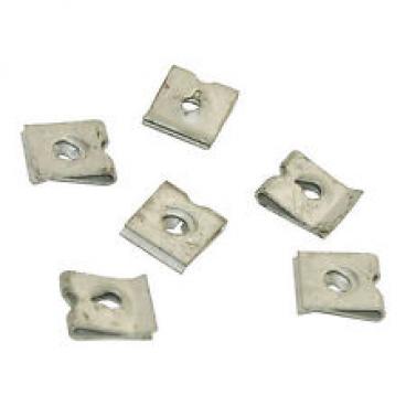 GE Part# WD02X10030 Speed Nut (OEM) Silver