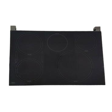 GE CHS900P4M2W2 Main Glass Top - Black - Genuine OEM