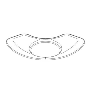 GE GDF550PGR1BB Plastic Course Filter - Genuine OEM