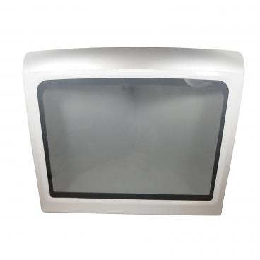 GE GTW685BSL2WS Glass Lid and Frame Assembly (Chrome, White, XL) - Genuine OEM