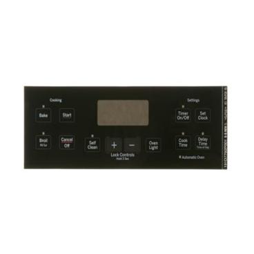 GE JB350DF1BB Faceplate Graphics (Black) - Genuine OEM