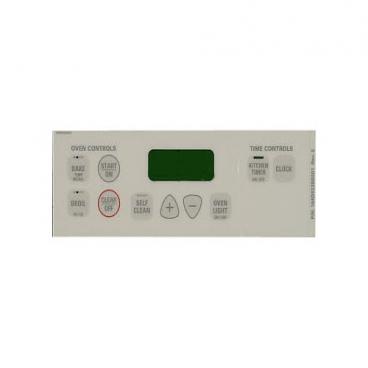 GE JB600WH1WW Faceplate Touchpad Graphics (White) - Genuine OEM