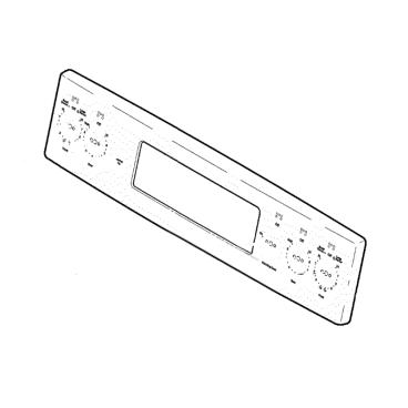 GE JB860EJ1ES Control Panel Trim Assembly - Genuine OEM