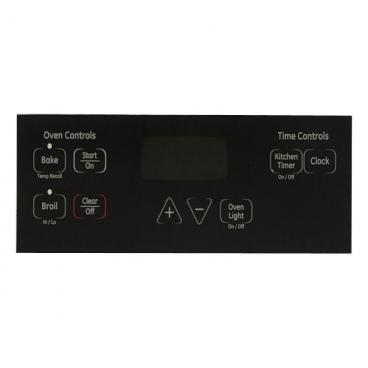 GE JBS27DM1BB Touchpad Control Panel Overlay (Black) - Genuine OEM