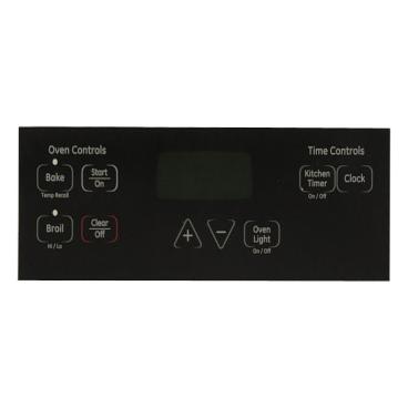 GE JBS27DM1CC Touchpad Control Panel Overlay (Black) - Genuine OEM