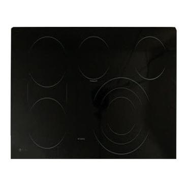 GE JD968BK2BB Maintop Glass Assembly - Genuine OEM
