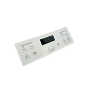 GE JGB660DP1WW Touchpad Control Panel Overlay - White - Genuine OEM
