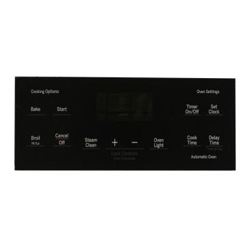 GE JGBS66REK1SS Touchpad Overlay Panel Graphics (Black) - Genuine OEM