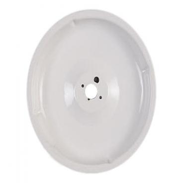 GE JGP326WEV1WW Porcelain Gas Burner Bowl (Small, White) - Genuine OEM