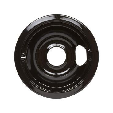 GE JHP56GN5WH Burner Drip Bowl (6 in, Black Porcelain) - Genuine OEM