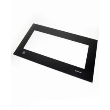 GE JVM1630BJ01 Outer Door Glass - Black - Genuine OEM