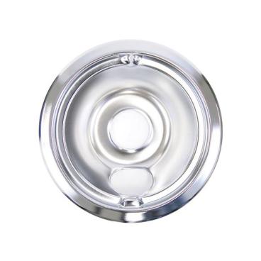 GE LEB327GT1WW Burner Drip Bowl (6 in, Chrome) - Genuine OEM