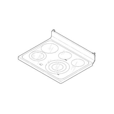 GE PB935BP1TS Glass Cooktop Assembly - Black - Genuine OEM