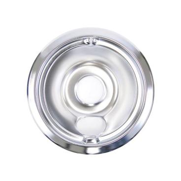 Hotpoint RB754GY1WH Burner Drip Bowl (6 in, Chrome) - Genuine OEM