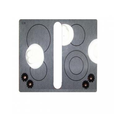 Jenn-Air JED8430ADW Main Cooktop Replacement (glass only) - white Genuine OEM