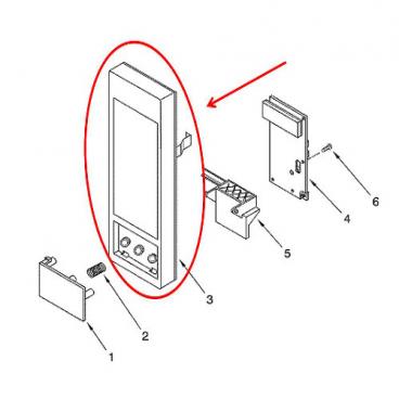 KitchenAid KCMS2055SSS0 Keypad-Touchpad/Control Panel - Genuine OEM