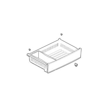 LG LFXS28566D Drawer Tray Assembly - Genuine OEM