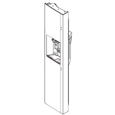 LG LLMXS3006S/00 Freezer Door Assembly - Stainless - Genuine OEM
