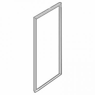 LG LSXS22423B/00 Door Gasket - White - Genuine OEM
