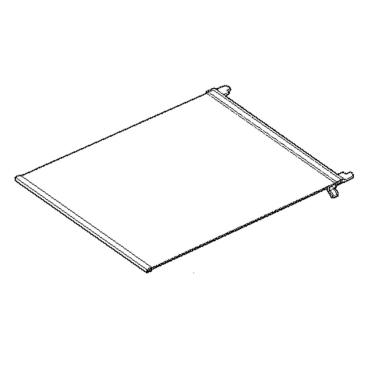 LG LSXS26326B Freezer Glass Shelf - Genuine OEM