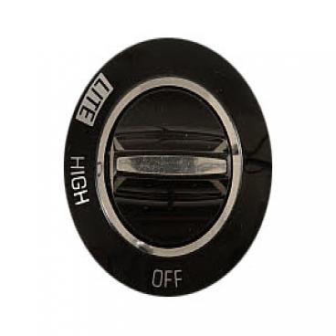Tappan 14-3622-08-07 Surface Burner Knob (Black) - Genuine OEM