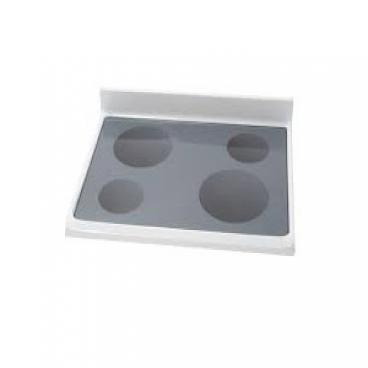 Tappan TEF361GSB Glass Cook Top Panel (White and Black) - Genuine OEM