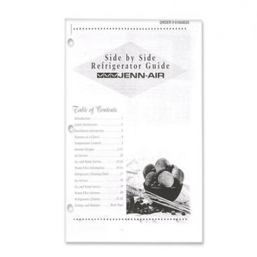 Whirlpool Part# 61004520 Owner\'s Manual (OEM)