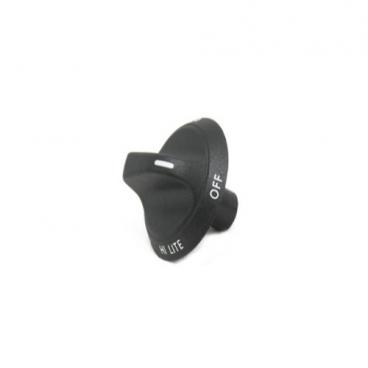 Amana AKGD3060E/MFG# P1131630NE Control Knob, Top Burner (black) - Genuine OEM