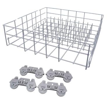 CUD6710WB0 Lower Dishrack Kit (w/ Wheels) - Genuine OEM