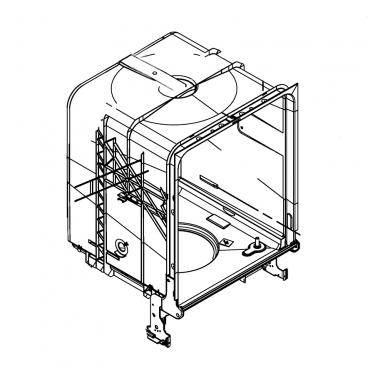 Kenmore 665.13039K111 Tub Assembly - Genuine OEM