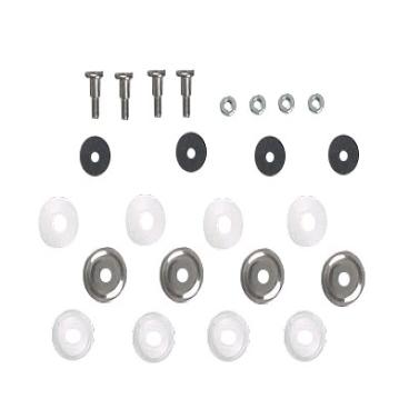 KitchenAid 4KUDS220T2 Upper Rack Roller Retainer Kit - Genuine OEM