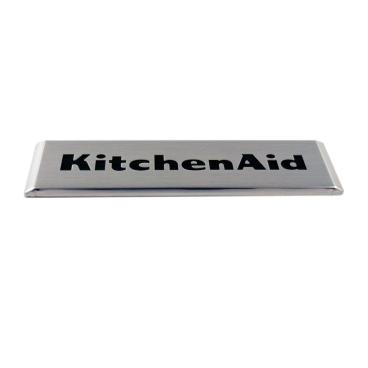 KitchenAid KFDC500JBK01 Nameplate (Stainless) - Genuine OEM