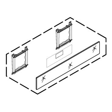 KitchenAid KFGD500ESS01 Control Panel - Genuine OEM