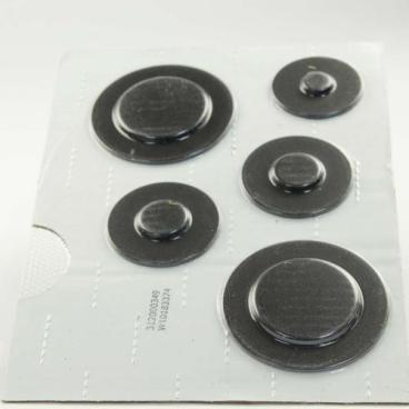 KitchenAid KFGG500ESS3 Surface Burner Cap Kit - Black - Genuine OEM
