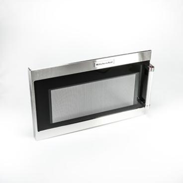 KitchenAid KMHS120EBL0 Door Assembly - Stainless - Genuine OEM