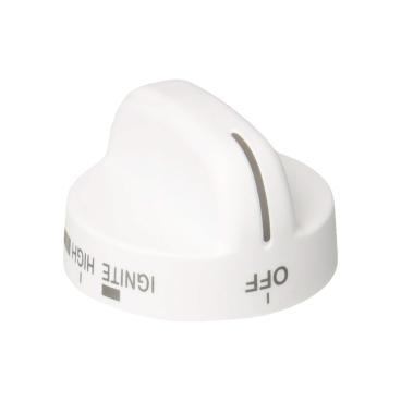 TGS325VB0 Burner Control Knob (White) - Genuine OEM