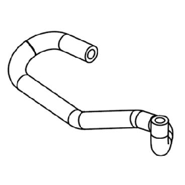 Whirlpool 8TWFC6820LW0 Drain Hose - Genuine OEM